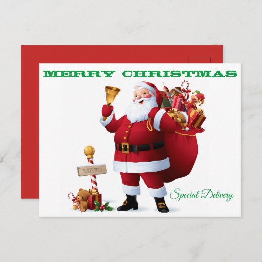 Carte postale Santa Claus (Devant / Derrière)