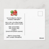 Carte Postale SANTA CLAUS à Hawaii Beach pour Noël (Dos)