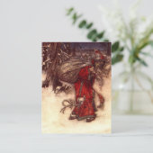 Carte Postale Santa Claus Arthur Rackham (Debout devant)