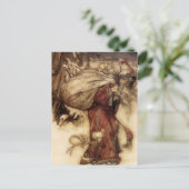 Carte Postale « Santa Claus » par Arthur Rackham (Debout devant)
