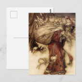 Carte Postale « Santa Claus » par Arthur Rackham (Devant / Derrière)