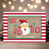 Carte Postale Santa Claus Pepperment Noël personnalisé