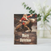 Carte Postale Santa Claus Rodeo (Debout devant)