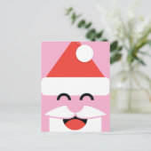 Carte Postale Santa Face Noël (Debout devant)