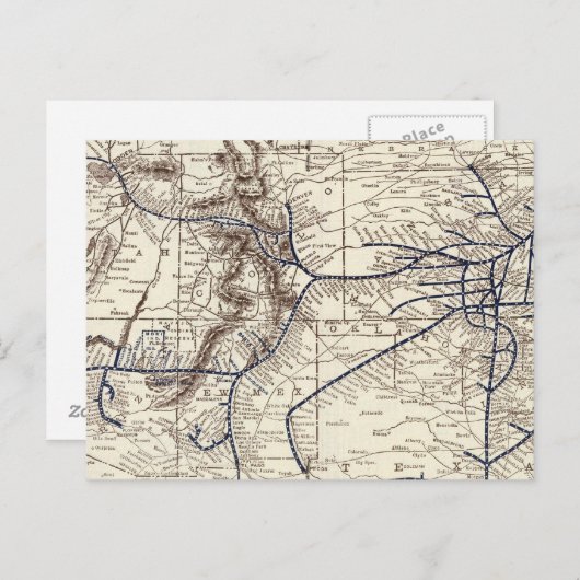 Carte Postale Santa Fe (Devant / Derrière)