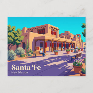 Carte Postale Santa Fe Historic Plaza USA