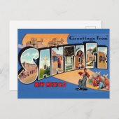 Carte Postale Santa Fe Vintage (Devant / Derrière)