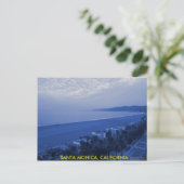 CARTE POSTALE SANTA MONICA BLEU (Debout devant)