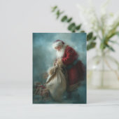 Carte Postale Santa postcard (Debout devant)