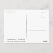 Carte Postale Santander, Cantabrie (Espagne) (Dos)