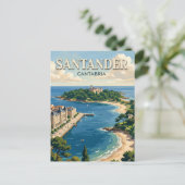 Carte Postale Santander Espagne (Debout devant)