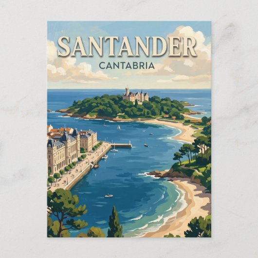 Carte Postale Santander Espagne (Devant)