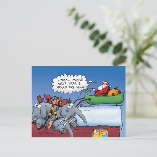 Carte postale Santas Elephants (Debout devant)
