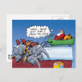 Carte postale Santas Elephants (Devant / Derrière)