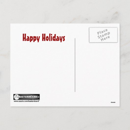 Carte postale Santas Elephants (Dos)