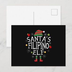 Carte Postale Santa's Filipino Elf