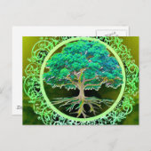 Carte Postale Santé de l'Arbre de Vie (Devant / Derrière)