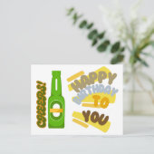 Carte Postale Santé et joyeux anniversaire (Debout devant)