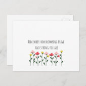 Carte postale santé mentale (Devant / Derrière)