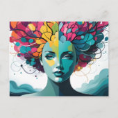 Carte Postale Santé mentale Art abstrait (Devant)