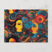 Carte Postale Santé mentale Art abstrait (Devant)