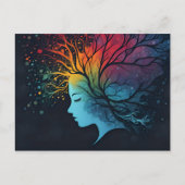 Carte Postale Santé mentale Art abstrait (Devant)