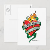 Carte Postale Santé mentale Tattoo Heart (Devant / Derrière)