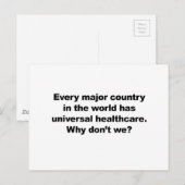 Carte Postale Santé universelle (Devant / Derrière)