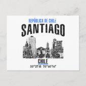 Carte Postale Santiago (Devant)