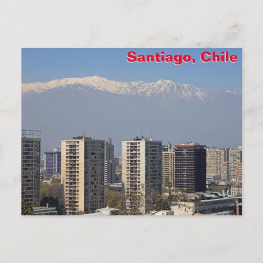 Carte Postale Santiago, Chili (Devant)