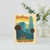 Carte Postale Santiago, Chili (Debout devant)