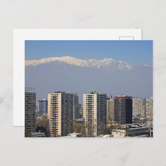 Carte Postale Santiago, Chili (Devant / Derrière)