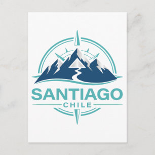Carte Postale Santiago Chili Amérique du Sud