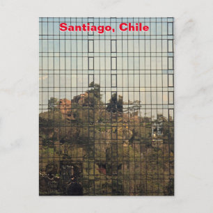 Carte Postale Santiago, Chili réflexion