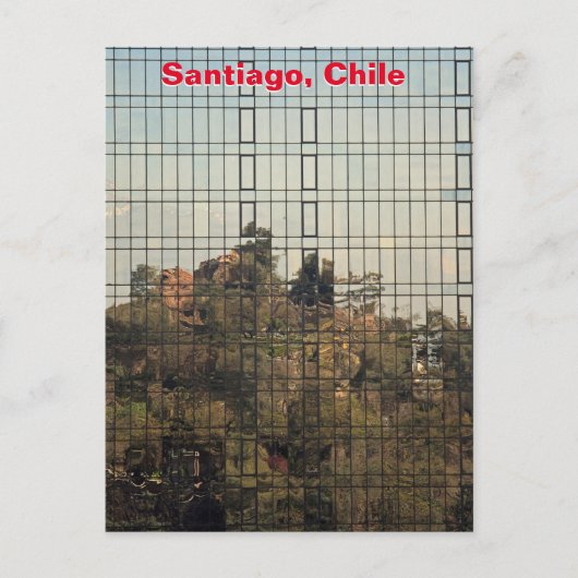 Carte Postale Santiago, Chili réflexion (Devant)