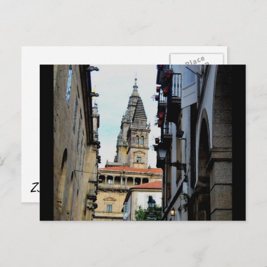 Carte postale Santiago della Compostella (Devant / Derrière)