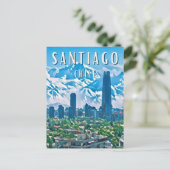Carte Postale Santiago : La ville cosmopolite (Debout devant)