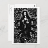 Carte Postale Santisima Muerte (Devant / Derrière)