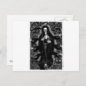 Carte Postale Santisima Muerte (Devant / Derrière)