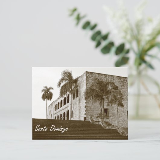 Carte postale Santo Domingo (Debout devant)