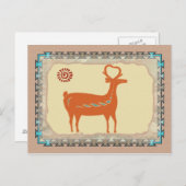 Carte Postale Santo Domingo Deer (Devant / Derrière)