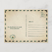 Carte Postale Santo Domingo DR Retro Flamants roses Souvenir 195 (Dos)