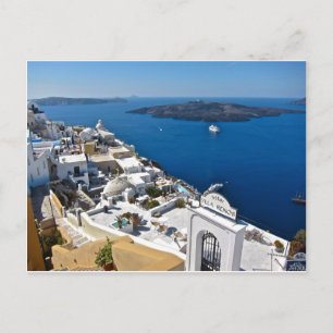 Carte Postale Santorin