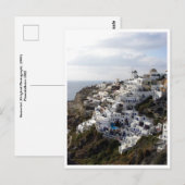 Carte Postale Santorin (Devant / Derrière)