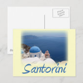 Carte Postale Santorin (Devant / Derrière)
