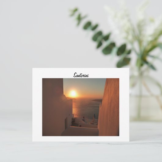 Carte Postale Santorin (Debout devant)