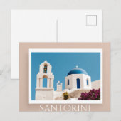 Carte Postale Santorin (Devant / Derrière)