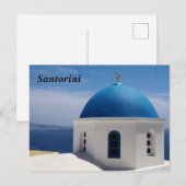Carte Postale Santorin (Devant / Derrière)