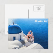 Carte postale Santorin (Devant / Derrière)