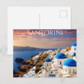 Carte Postale Santorin (6) (Devant / Derrière)